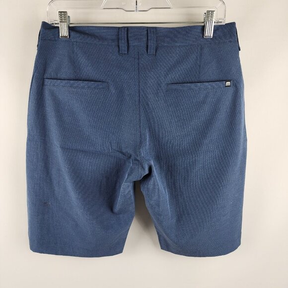 Travis Mathew Shorts Mens 30 Blue Beck Performance Golf Shorts (30x10) NWT - Picture 7 of 8